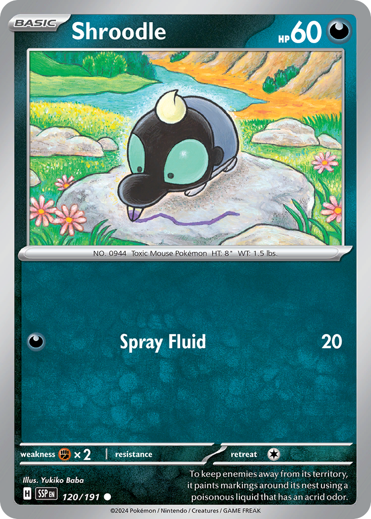 Shroodle · Surging Sparks (SV8) #120