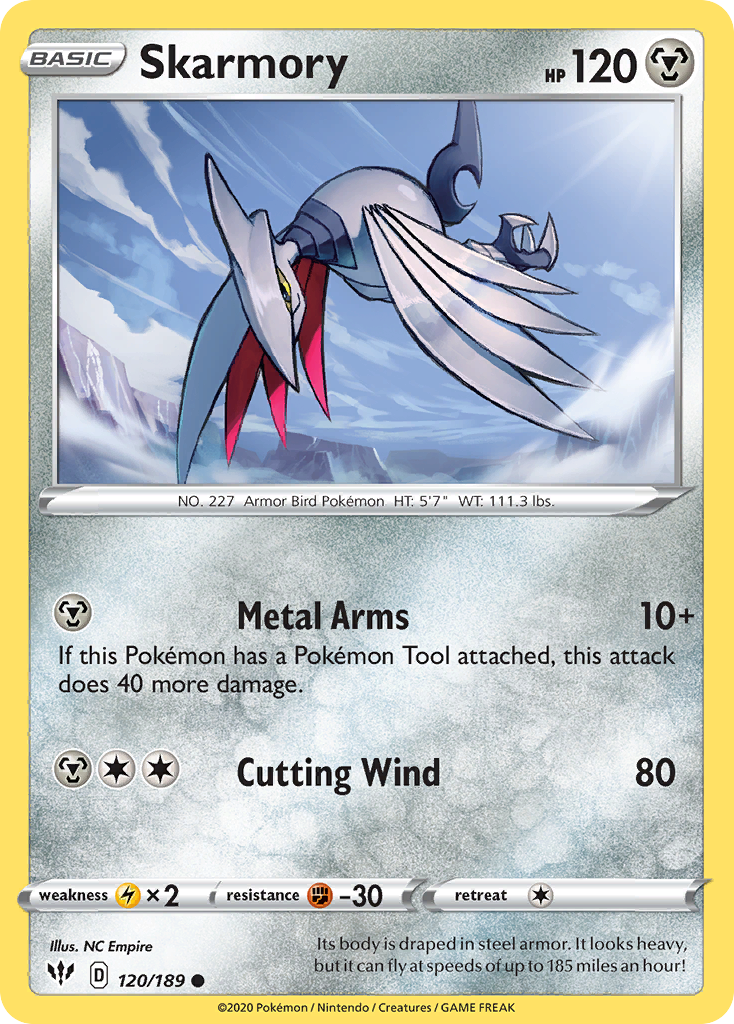 Skarmory · Darkness Ablaze (SWSH3) #120
