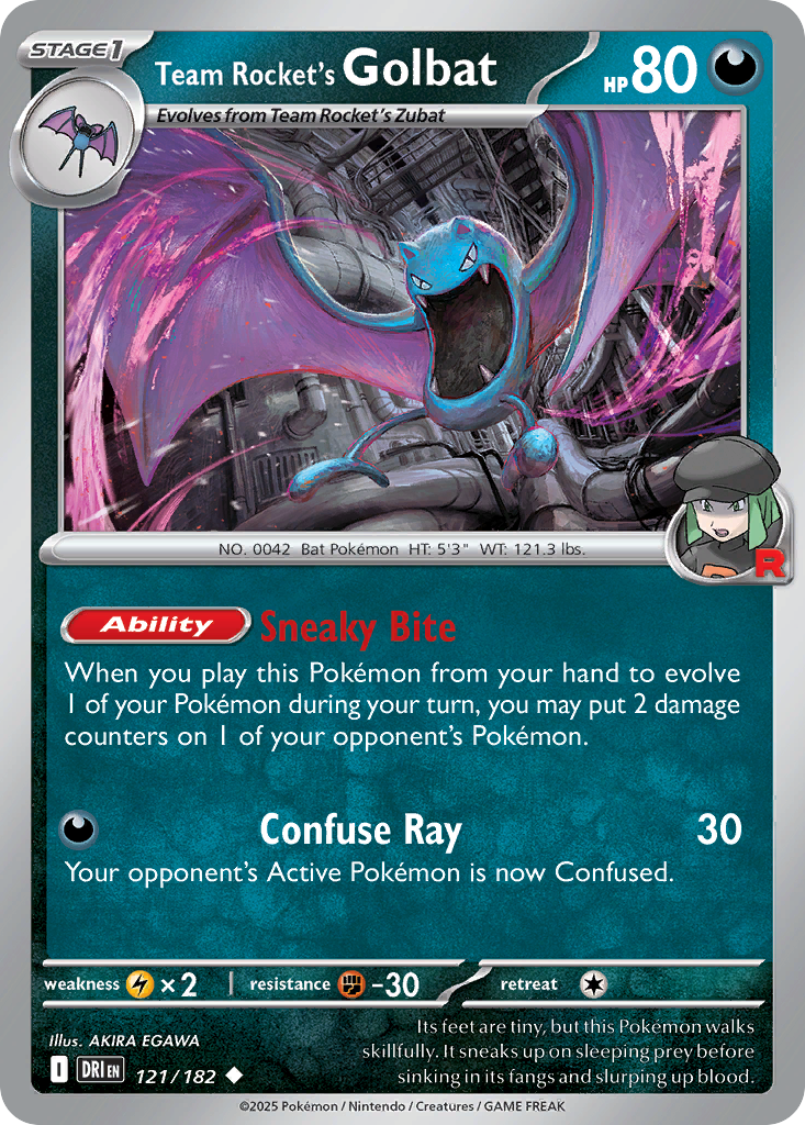 Team Rocket's Golbat · Destined Rivals (SV10) #121