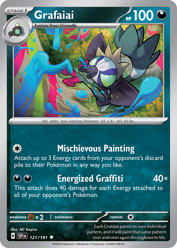 Grafaiai · Surging Sparks (SV8) #121