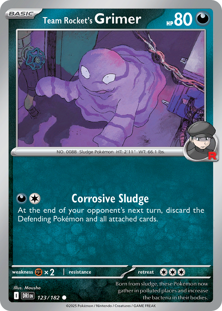 Team Rocket's Grimer · Destined Rivals (SV10) #123