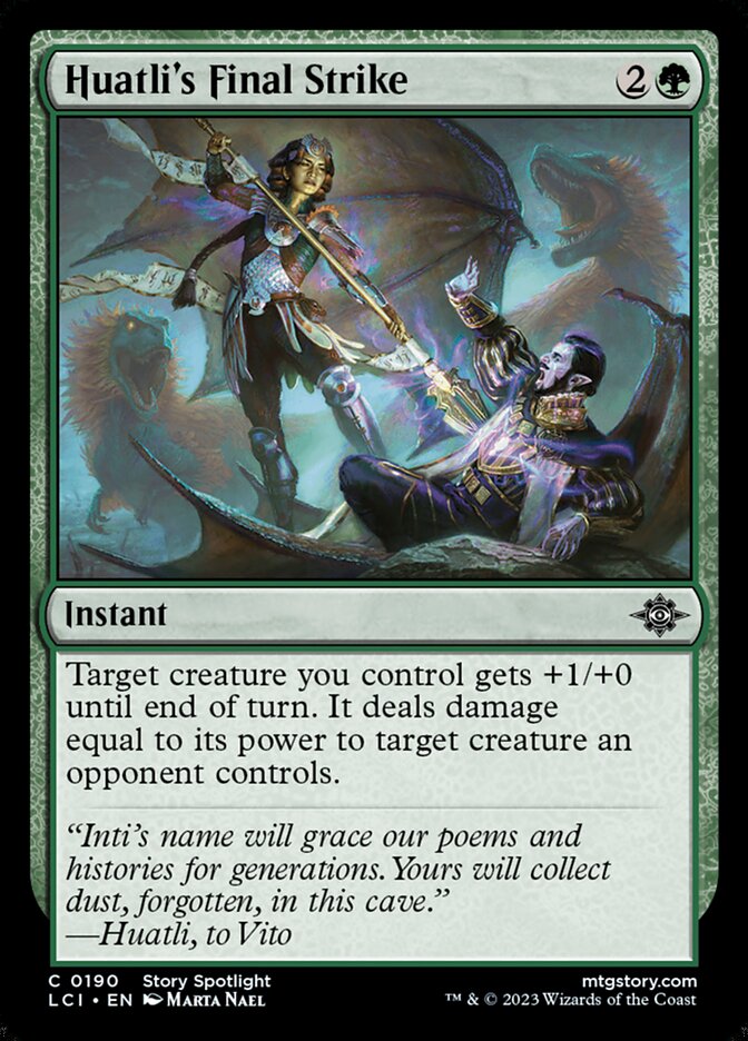 Huatli's Final Strike · The Lost Caverns of Ixalan (LCI) #190