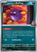 Team Rocket's Koffing · Destined Rivals (SV10) #125