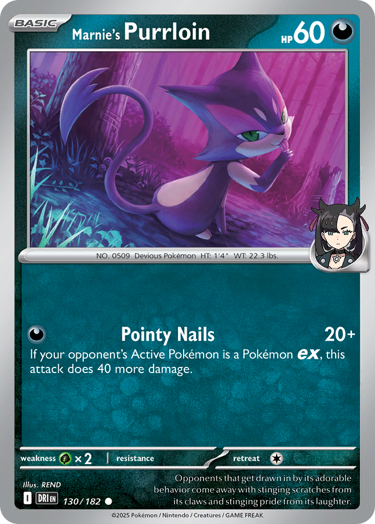 Marnie's Purrloin · Destined Rivals (SV10) #130