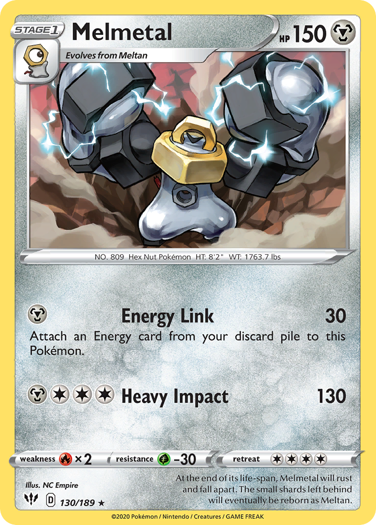 Melmetal · Darkness Ablaze (SWSH3) #130