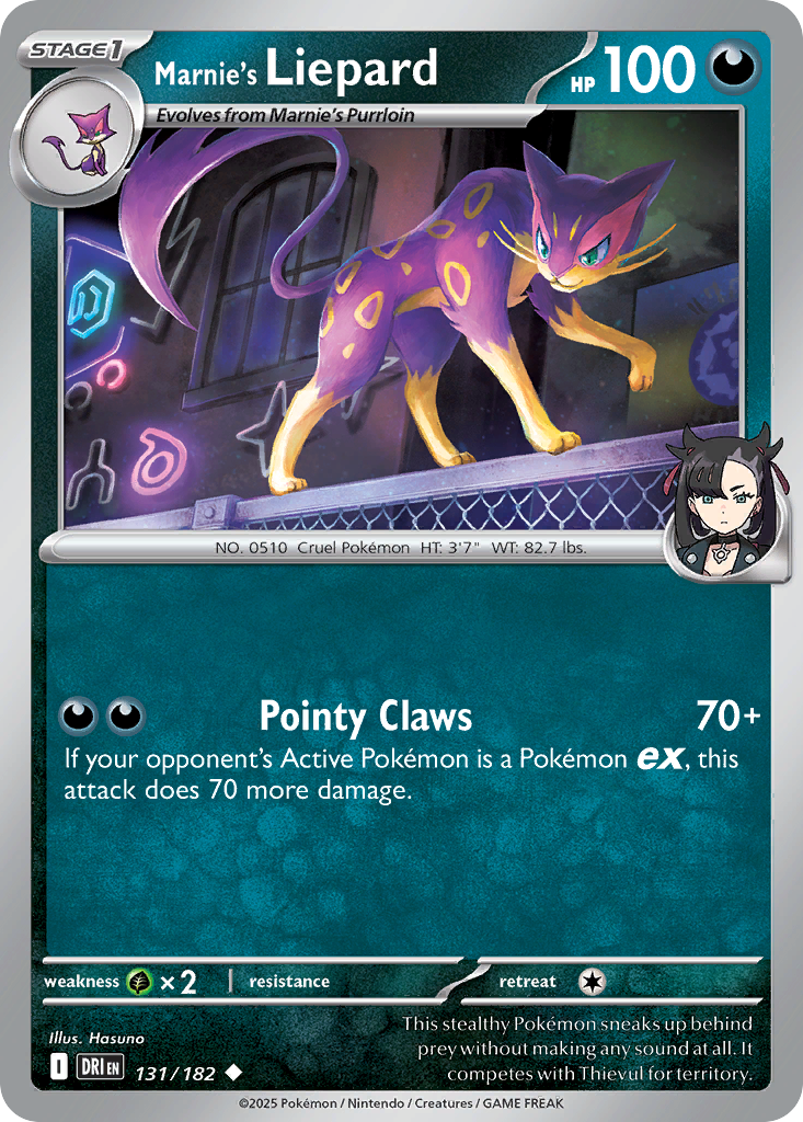 Marnie's Liepard · Destined Rivals (SV10) #131