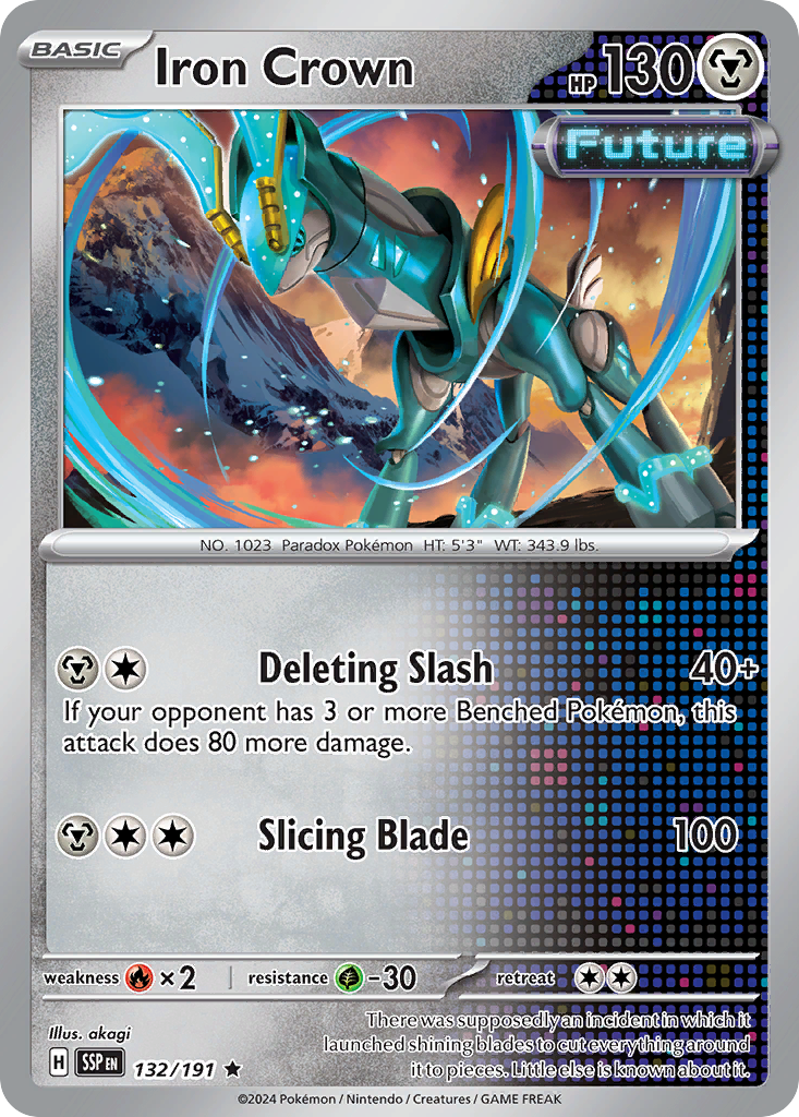Iron Crown · Surging Sparks (SV8) #132
