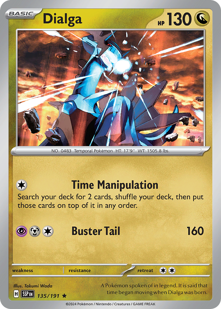 Dialga · Surging Sparks (SV8) #135