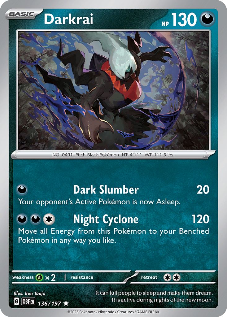 Darkrai · Obsidian Flames (SV3) #136