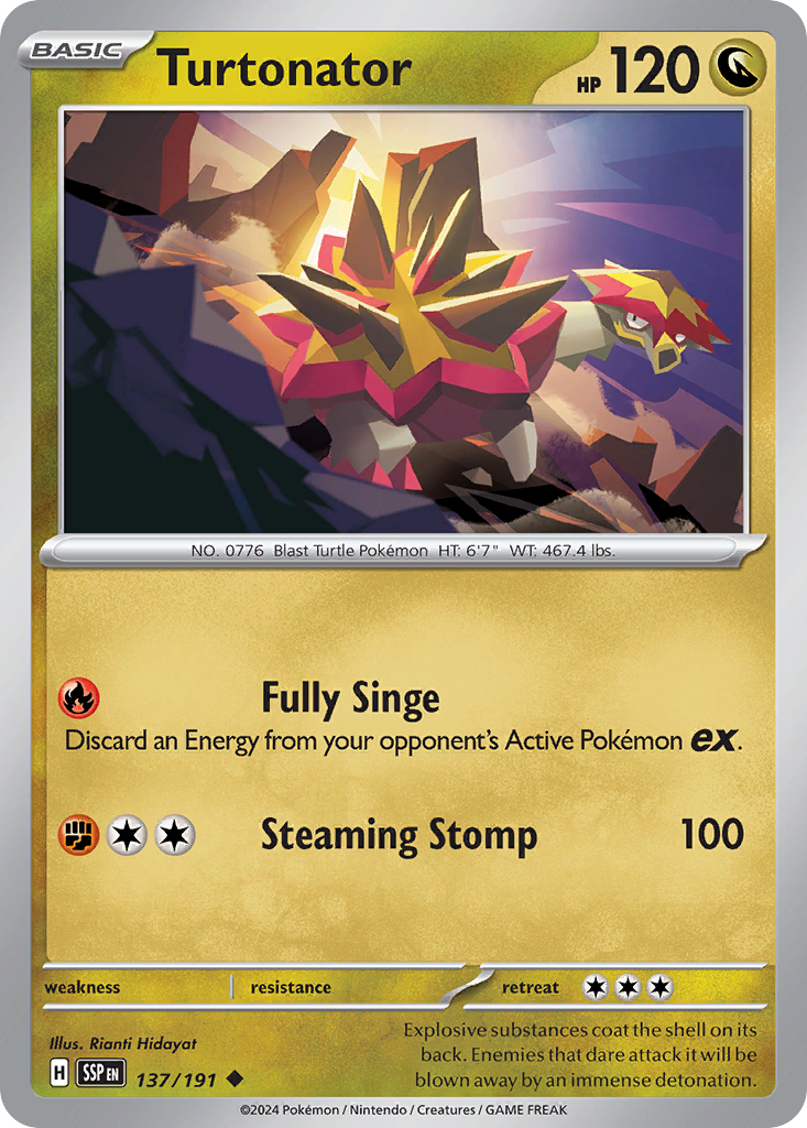 Turtonator · Surging Sparks (SV8) #137