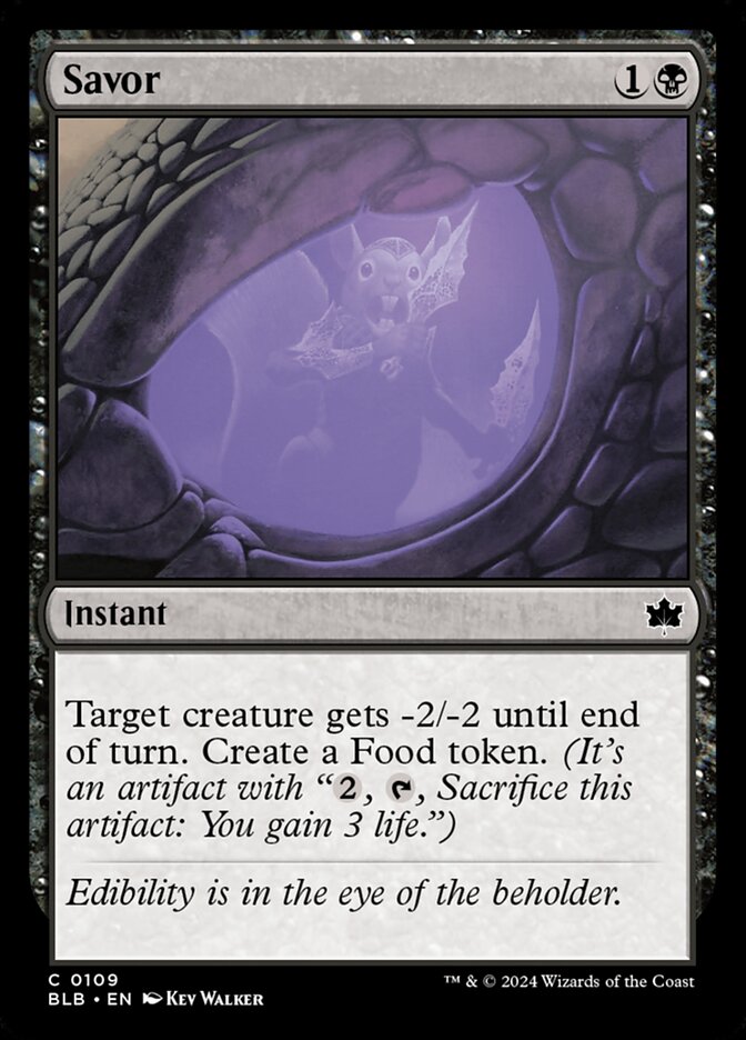 Savor · Bloomburrow (BLB) #109