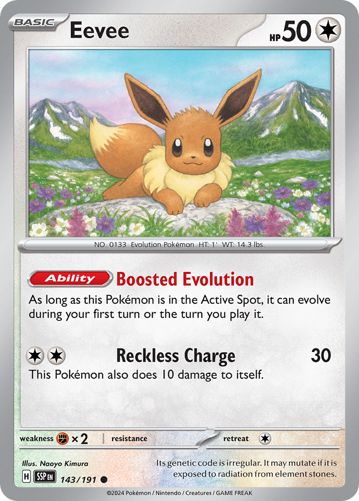 Eevee · Surging Sparks (SV8) #143