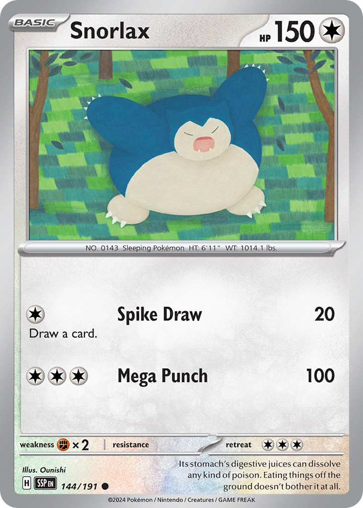 Snorlax · Surging Sparks (SV8) #144