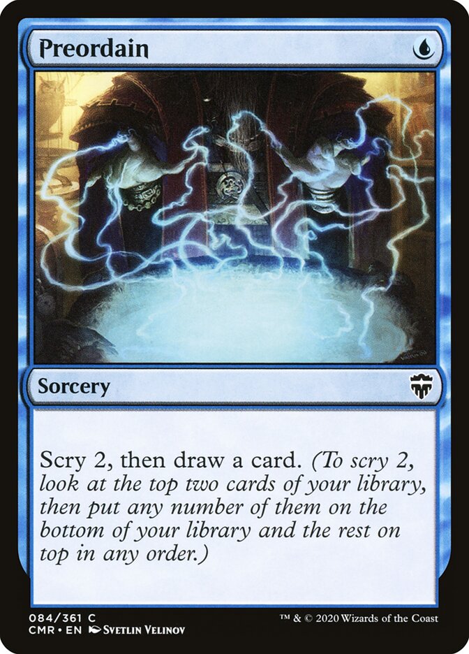 Preordain · Commander Legends (CMR) #84