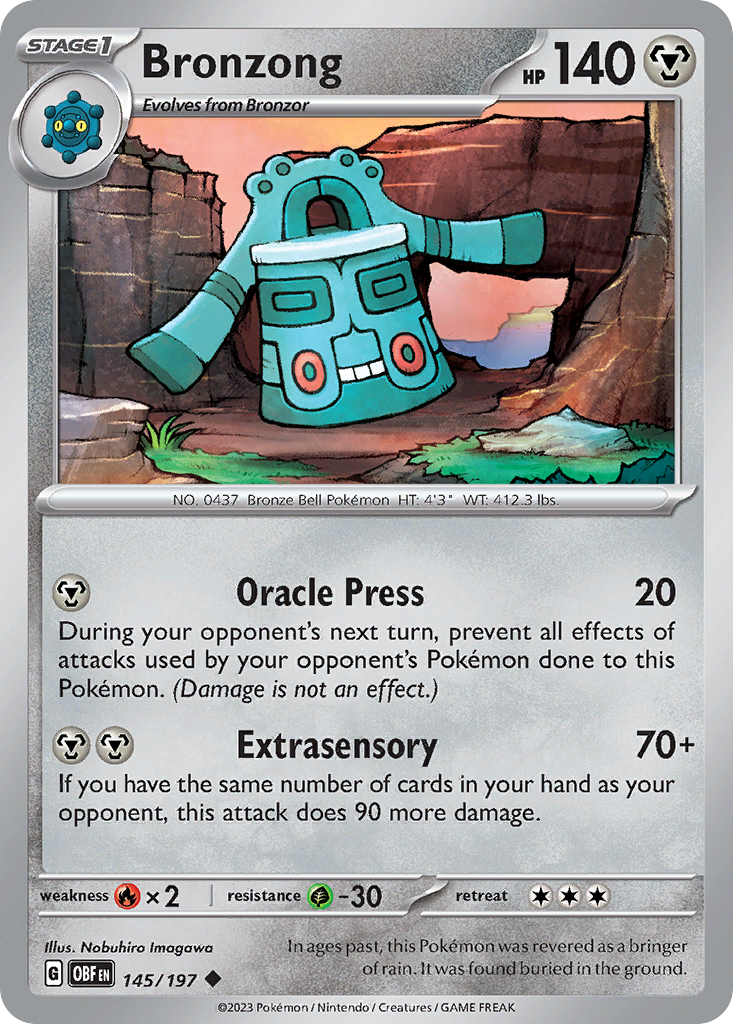 Bronzong · Obsidian Flames (SV3) #145