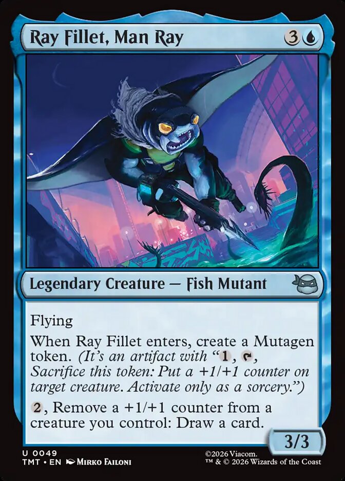 Ray Fillet, Man Ray · Teenage Mutant Ninja Turtles (TMT) #49