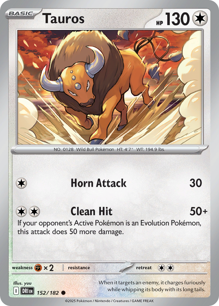Tauros · Destined Rivals (SV10) #152