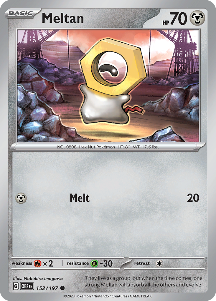 Meltan · Obsidian Flames (SV3) #152
