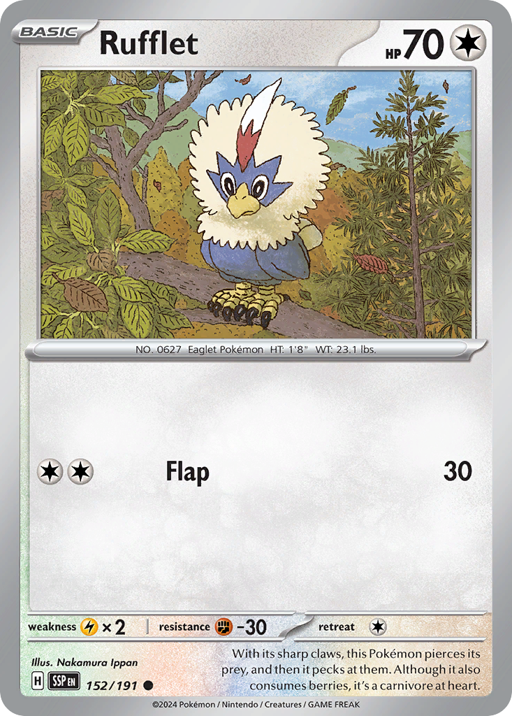 Rufflet · Surging Sparks (SV8) #152