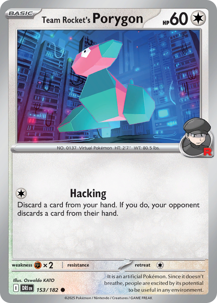 Team Rocket's Porygon · Destined Rivals (SV10) #153