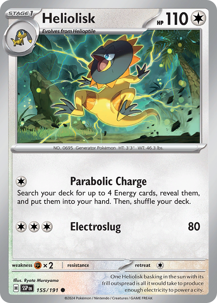 Heliolisk · Surging Sparks (SV8) #155