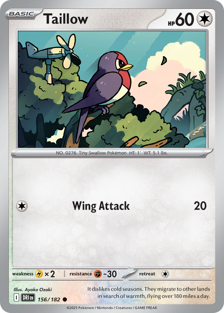 Taillow · Destined Rivals (SV10) #156