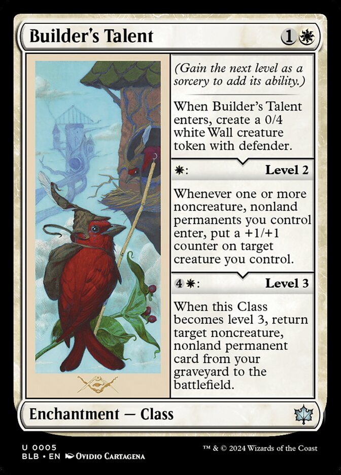 Builder's Talent · Bloomburrow (BLB) #5