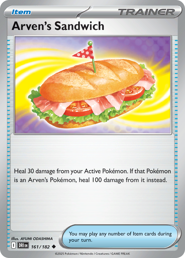 Arven's Sandwich · Destined Rivals (SV10) #161