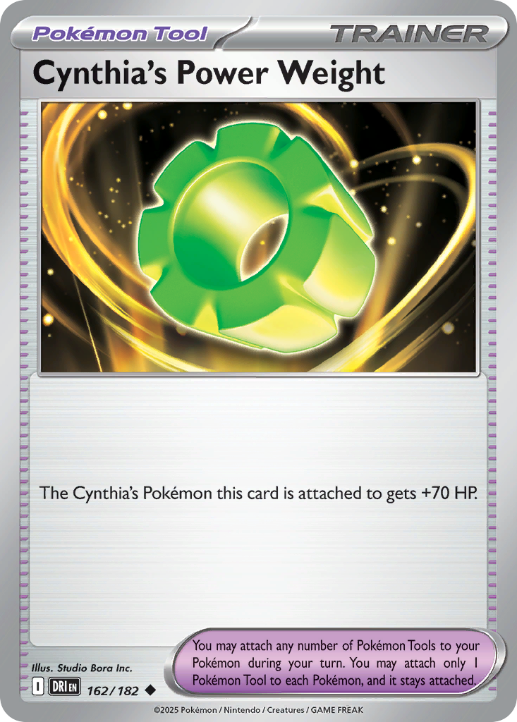 Cynthia's Power Weight · Destined Rivals (SV10) #162