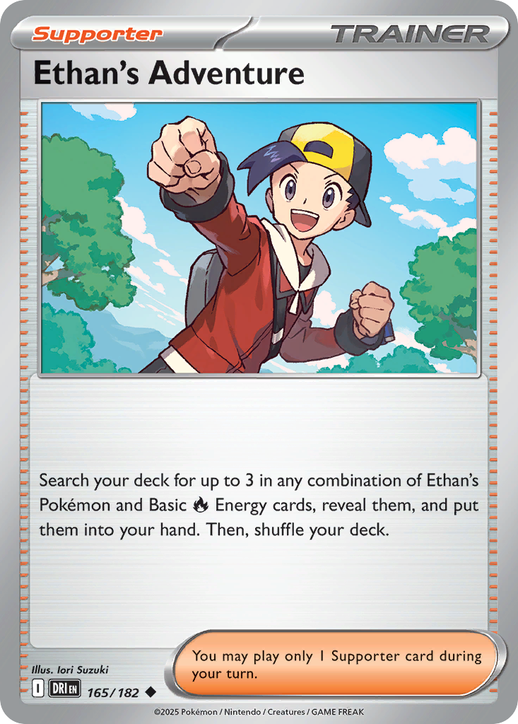 Ethan's Adventure · Destined Rivals (SV10) #165