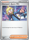 Clemont's Quick Wit · Surging Sparks (SV8) #167