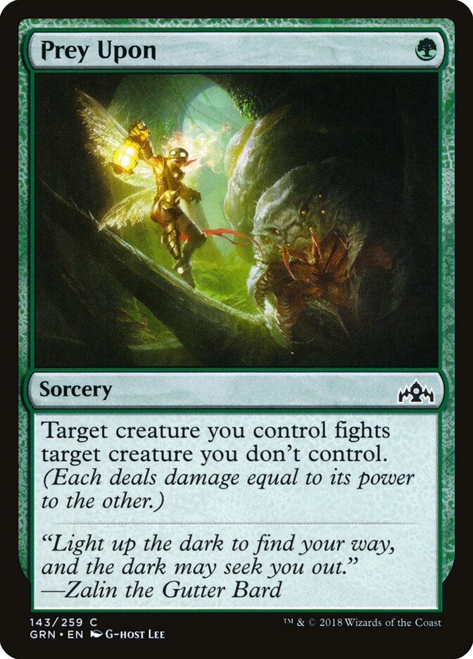 Prey Upon · Guilds of Ravnica (GRN) #143