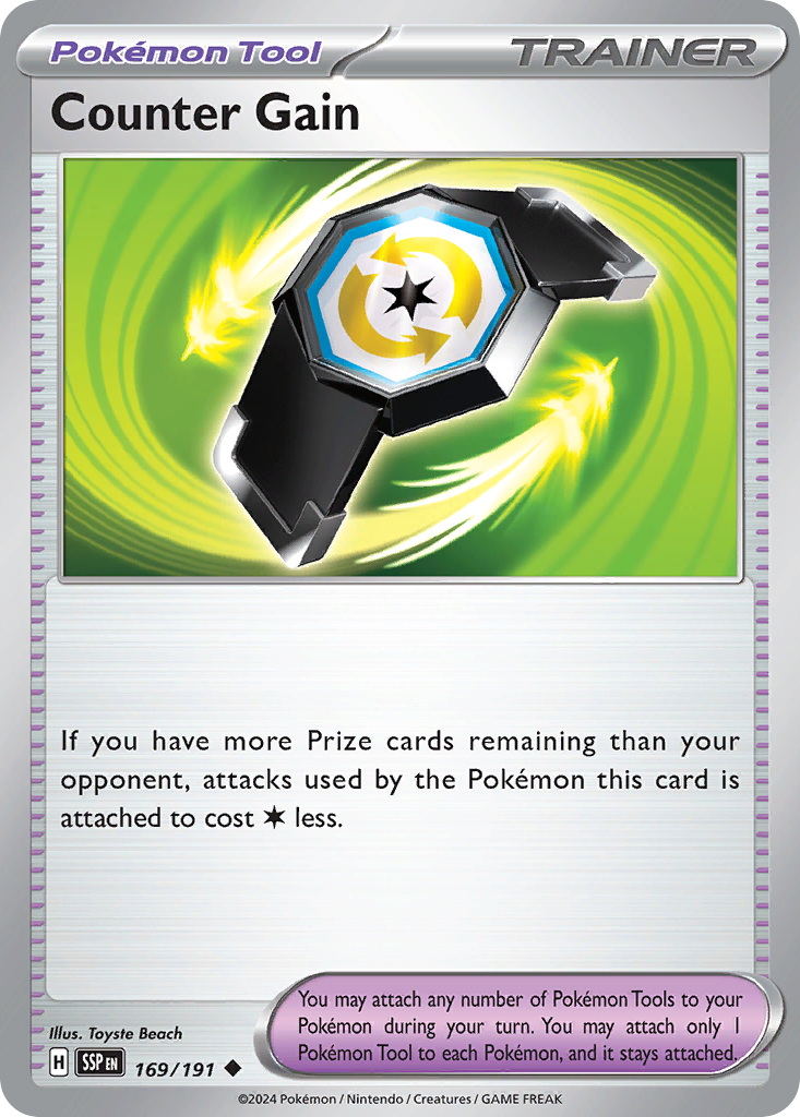 Counter Gain · Surging Sparks (SV8) #169