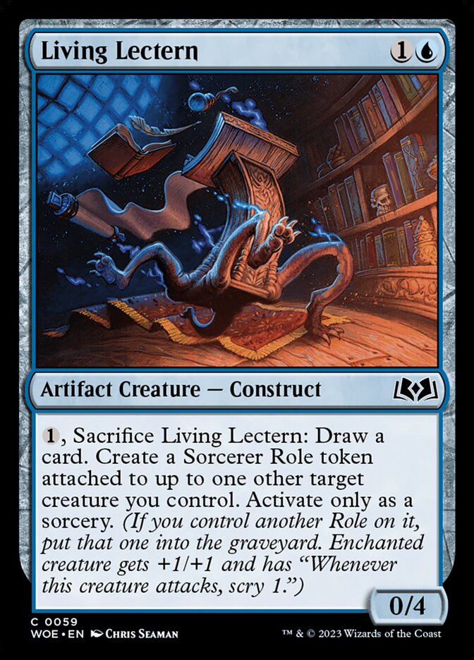 Living Lectern · Wilds of Eldraine (WOE) #59