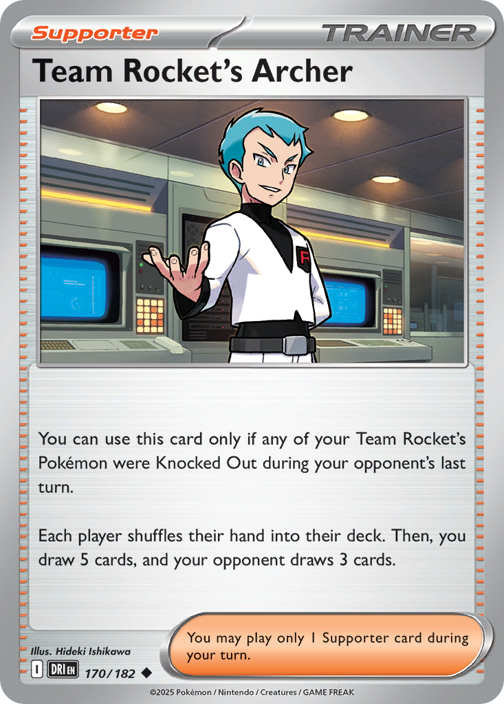 Team Rocket's Archer · Destined Rivals (SV10) #170