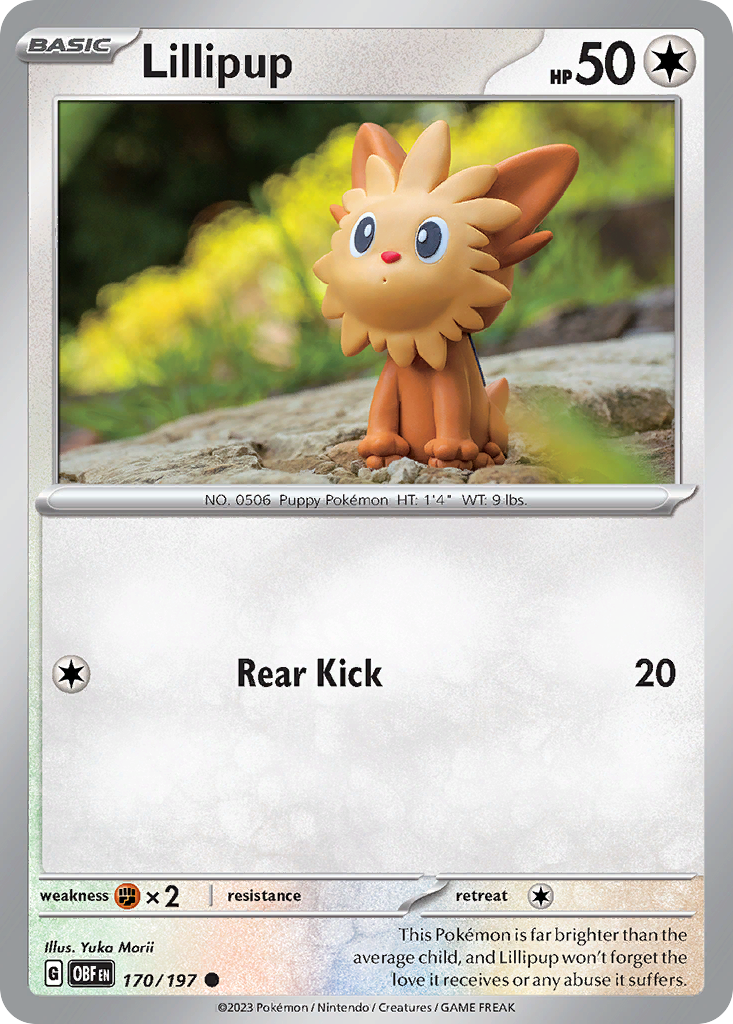Lillipup · Obsidian Flames (SV3) #170