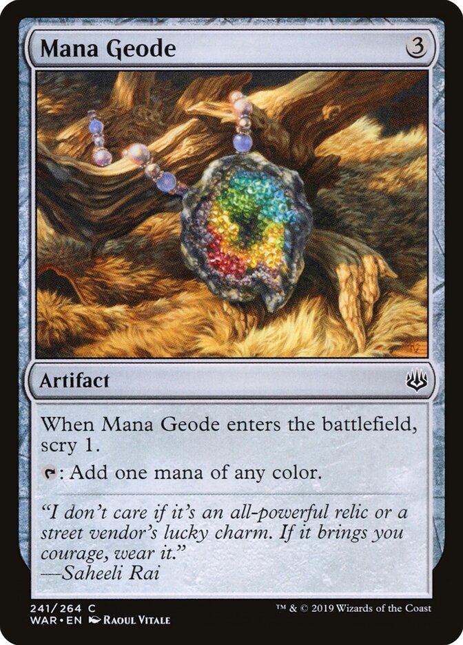Mana Geode · War of the Spark (WAR) #241