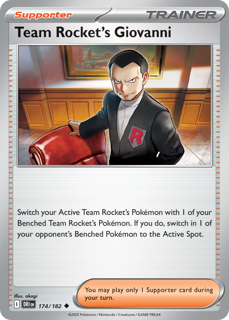 Team Rocket's Giovanni · Destined Rivals (SV10) #174