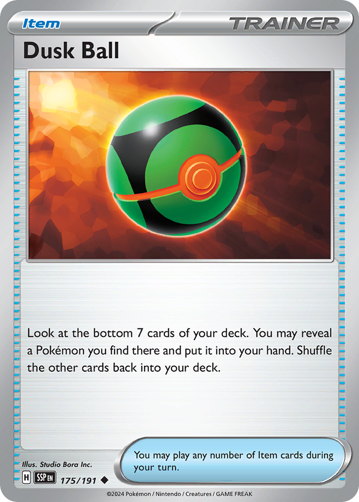 Dusk Ball · Surging Sparks (SV8) #175
