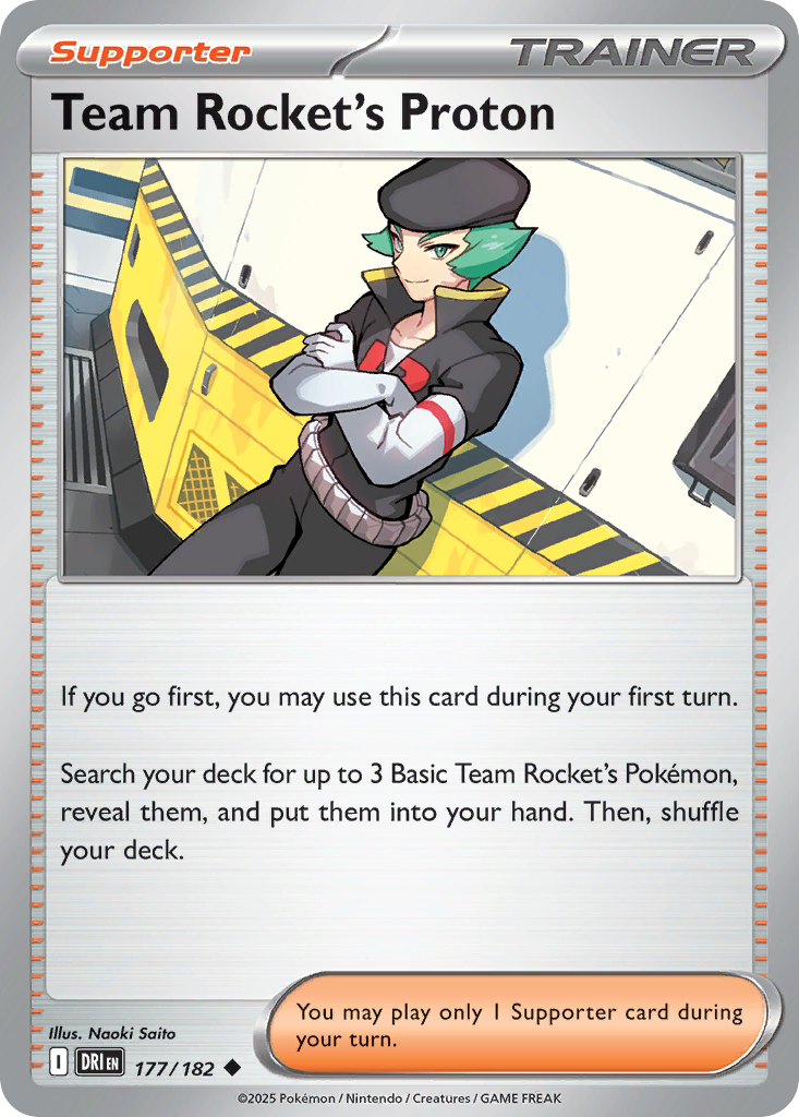 Team Rocket's Proton · Destined Rivals (SV10) #177