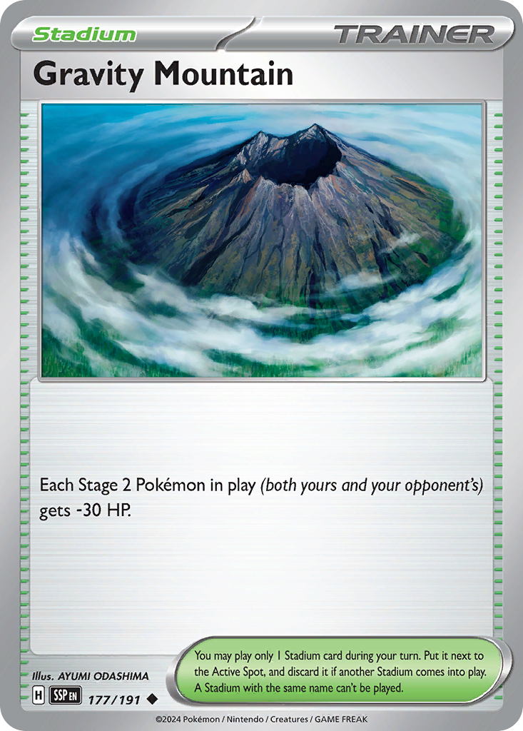 Gravity Mountain · Surging Sparks (SV8) #177