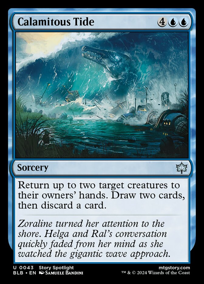 Calamitous Tide · Bloomburrow (BLB) #43