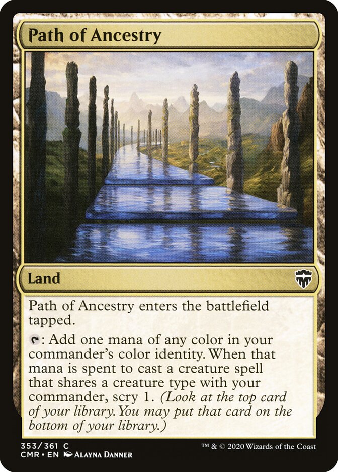 Path of Ancestry · Commander Legends (CMR) #353