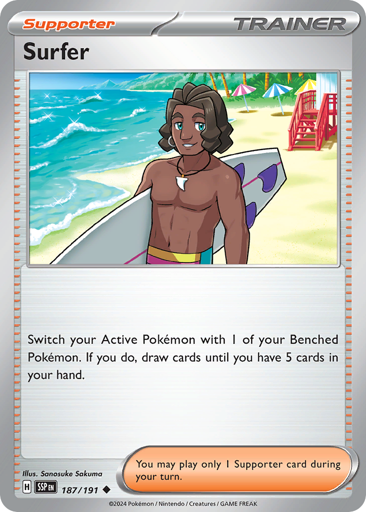 Surfer · Surging Sparks (SV8) #187