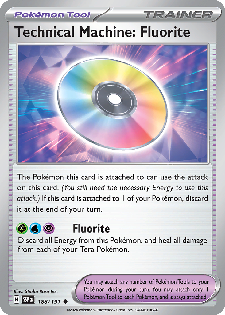 Technical Machine: Fluorite · Surging Sparks (SV8) #188