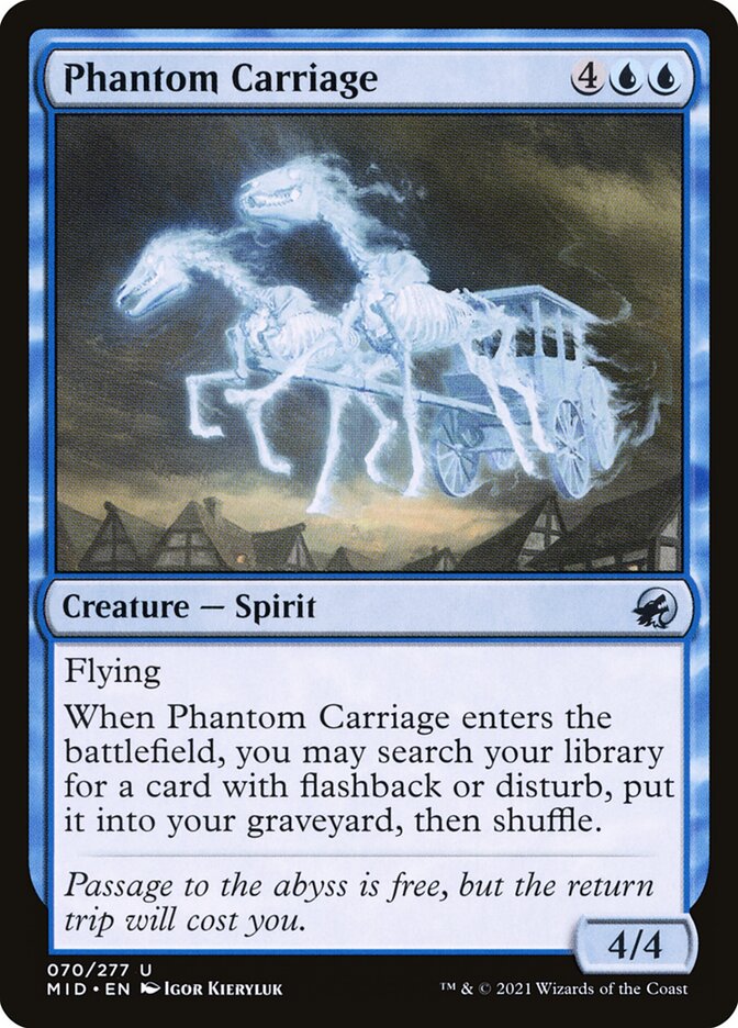 Phantom Carriage · Innistrad: Midnight Hunt (MID) #70