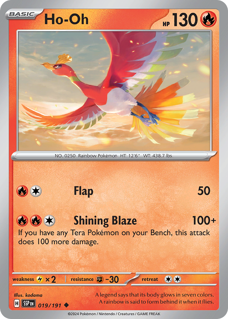 Ho-Oh · Surging Sparks (SV8) #19