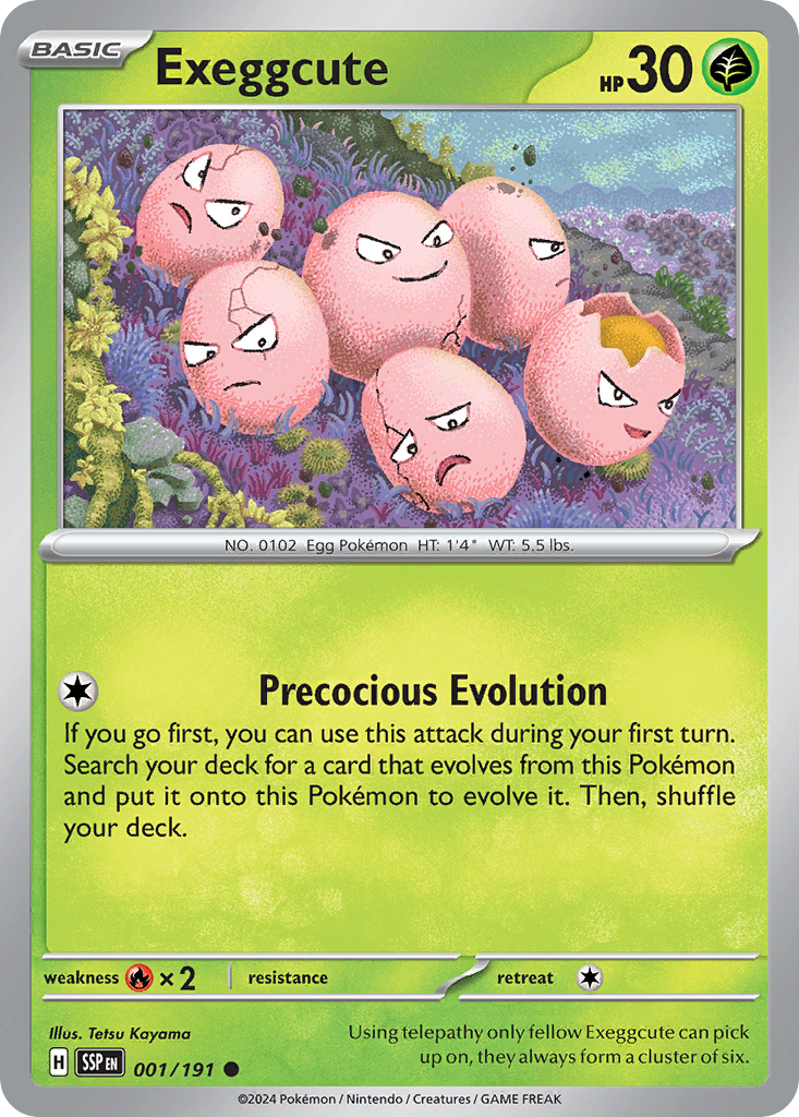 Exeggcute · Surging Sparks (SV8) #1