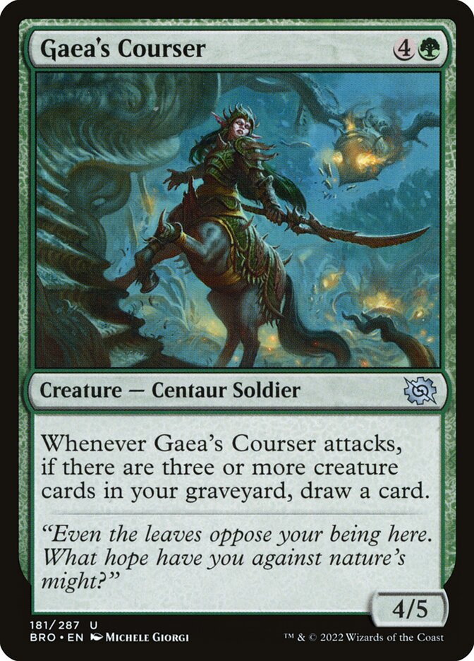 Gaea's Courser · The Brothers' War (BRO) #181