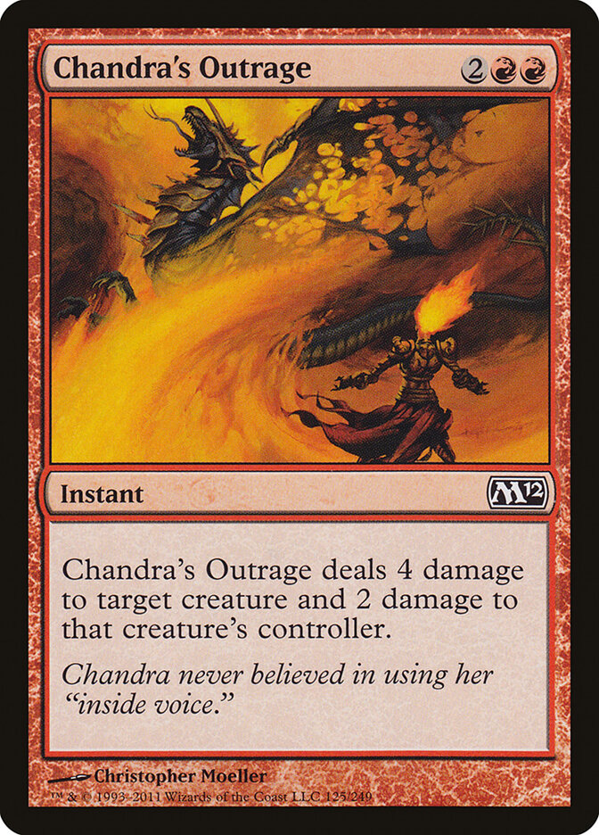 Chandra's Outrage · Magic 2012 (M12) #125